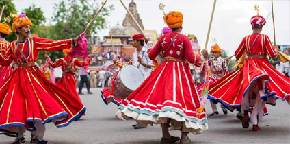 Drum Dance of Rajasthan Tourism and tourist guide