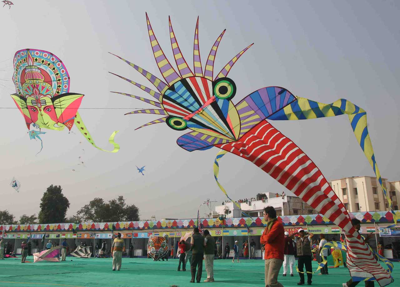 Kite festival, Uttarayan