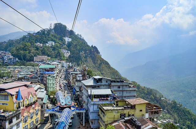 The Cable Car ride in Gangtok