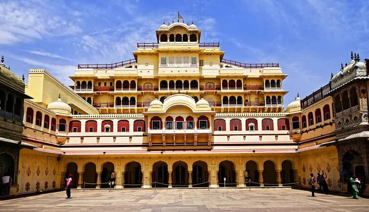 City Palace courtyard, Jaipur