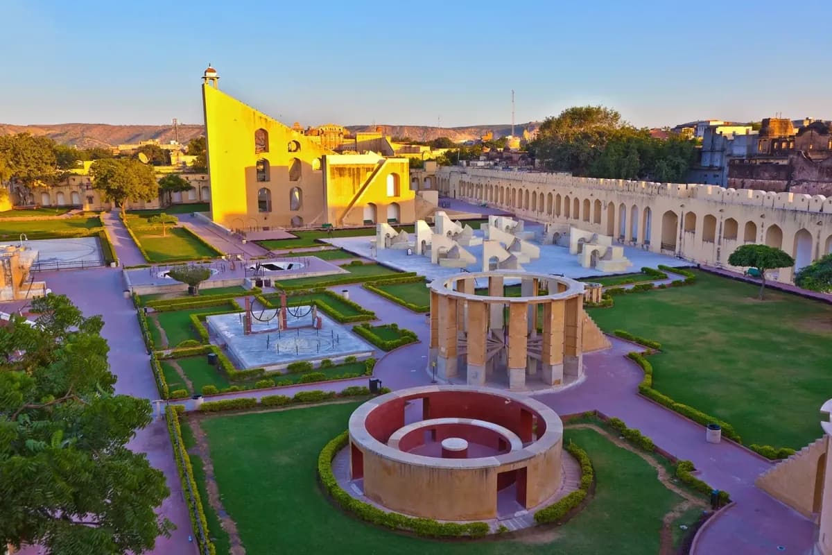 Jantar Mantar astronomical instruments, Jaipur