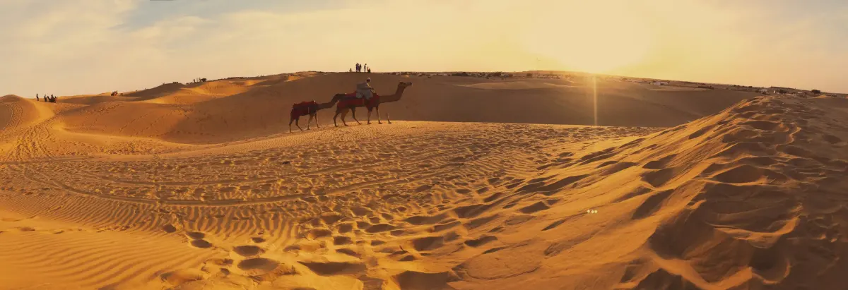 Jaisalmer Fort at the edge of the Thar Desert