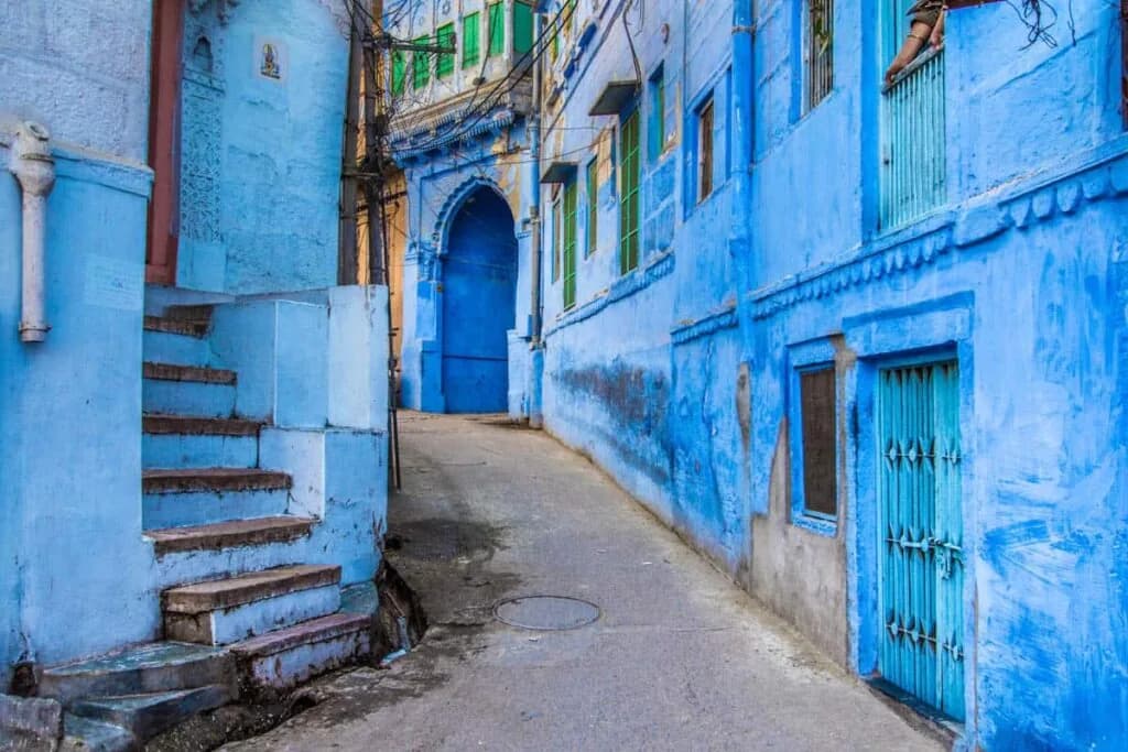 Blue-painted old town streets, Jodhpur