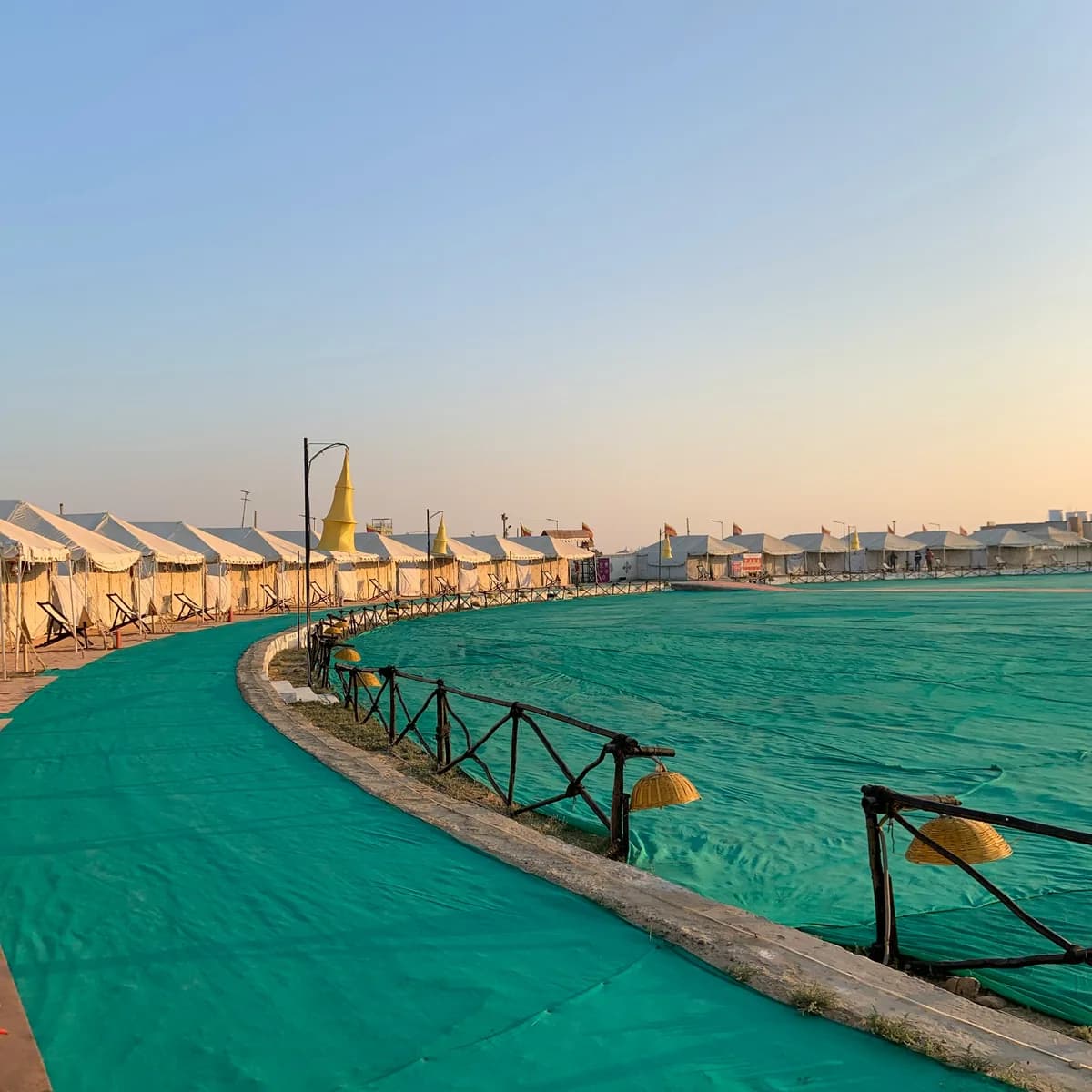 Tented camp at Kutch Mahotsav, Rann of Kutch