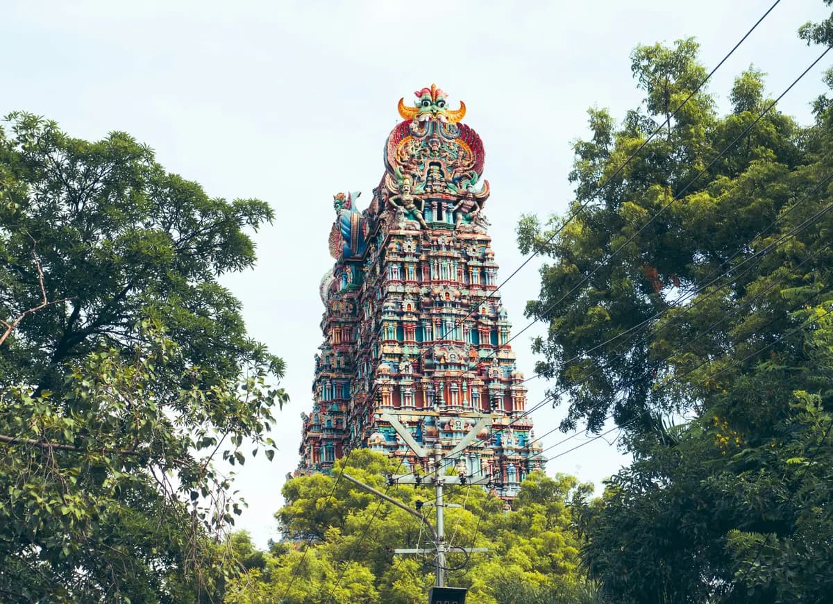 Meenakshi Amman Temple gopuram, Madurai