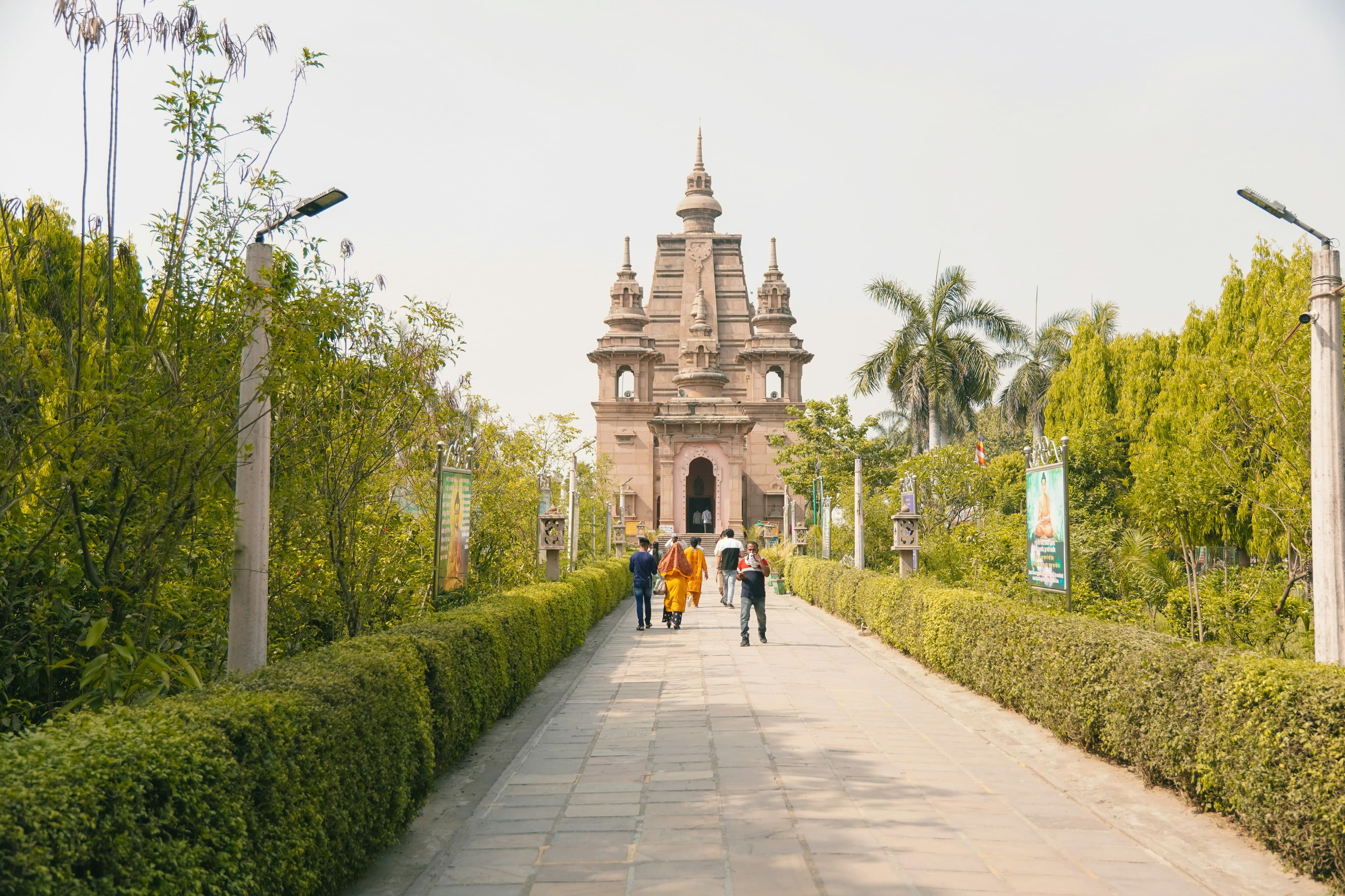 Mulagandha Kuti Vihar temple at Sarnath, near Varanasi