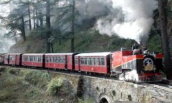 toy train with Golden Triangle with Shimla Tour